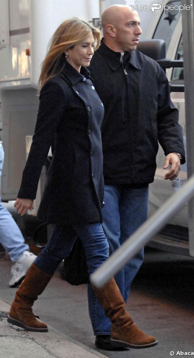 Jennifer Aniston sur le tournage new-yorkais de 