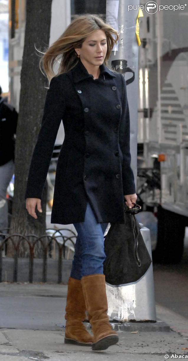 Jennifer Aniston sur le tournage new-yorkais de 