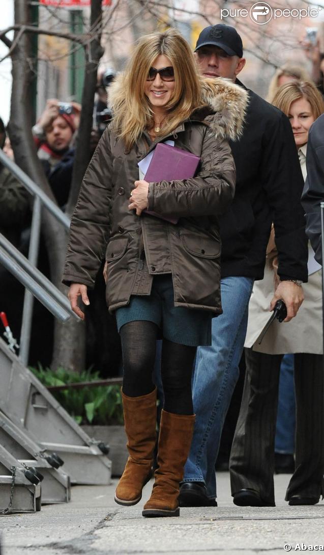 Jennifer Aniston sur le tournage new-yorkais de 