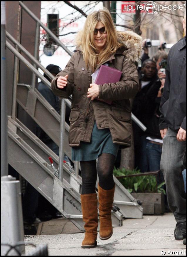 Jennifer Aniston sur le tournage new-yorkais de 