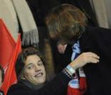 Jean Sarkozy et son frère Pierre Sarkozy au Parc des Princes