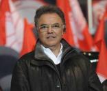 Alain Afflelou au Parc des Princes. 15/03/09<br />