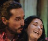 Vincent Elbaz et Christiana Réali sur scène dans Good Canary 