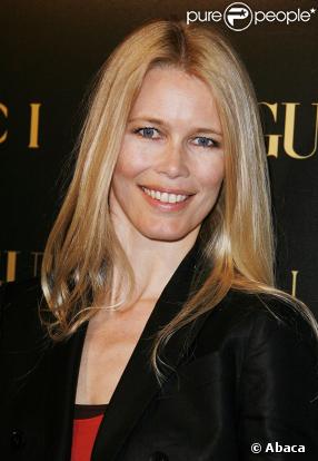 Claudia Schiffer lors de la soirée Vogue & Gucci