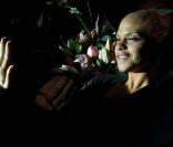 Jade Goody à son retour chez elle avant de mourir. 
