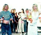Kurt Cobain, Courtney Love et leur fille France Bean
