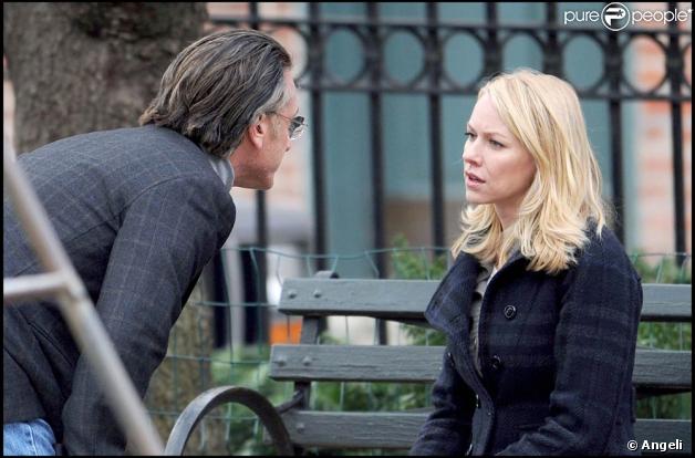 Sean Penn et Naomi Watts, sur le tournage de Fair Game, dans le quartier de Brooklyn, à New York, le 7 avril 2009 !