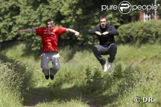 Steve Evets et Eric Cantona dans le film Looking for Eric de Ken Loach