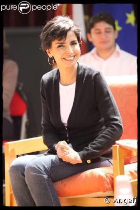 Rachida Dati était vendredi 10 avril à Dugny, salle Henri Salvador pour assister à un débat sur l'Europe au quotidien.