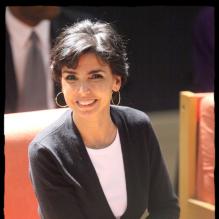 Rachida Dati était vendredi 10 avril à Dugny, salle Henri Salvador pour assister à un débat sur l'Europe au quotidien.<br />