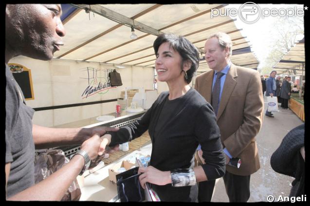 Rachida Dati et son joli bracelet 
