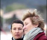 Marisa Borini et Isabelle Bezin, la femme de Virginio, réunies pour la première régate Virginio Bruni-Tedeschi, le 11 avril 2009