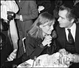 Isabelle Huppert et Karl Lagerfeld