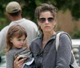Amanda Peet passe l'après-midi au parc à Cold Water avec sa fille Frances Pen Benioff