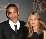 Ellen Pompeo de Grey's Anatomy et son mari Chris Ivery en fevrier 2008 
