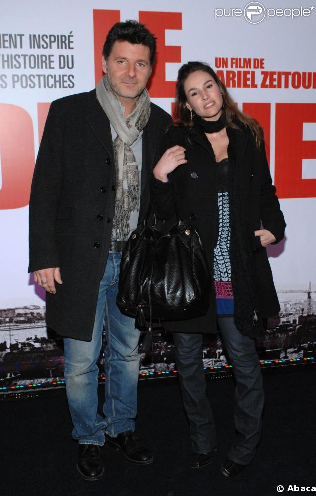 Vanessa Demouy et son mari en 2007 