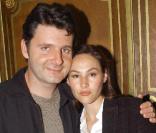 Vanessa Demouy et son mari, en 2004. 