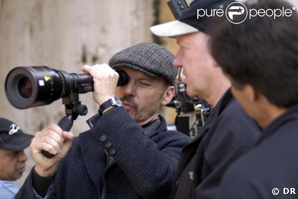 Michael Keaton sur le tournage de The Merry Gentleman