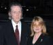 Christopher Walken, qui a pris un petit coup de vieux et une amie lors de la soirée Vanity Fair du festival du film de Tribeca à New York le 21 avril 2009