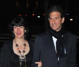 Christiane Amanpour journaliste de la chaîne CNN et son mari James Rubin lors de la soirée Vanity Fair du festival du film de Tribeca à New York le 21 avril 2009