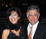 Julie Chen et son mari le président de CBS Corporation Leslie Moonves, dont elle est enceinte, lors de la soirée Vanity Fair du festival du film de Tribeca à New York le 21 avril 2009