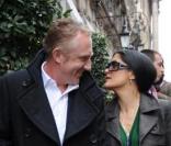 Salma Hayek et son mari François-Henri Pinault en mars 2009 