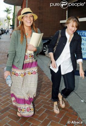 Sissy Spacek et sa fille, Schuyler, font du shopping à Los Angeles.