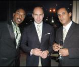 Jeffery Dread, Billy Zane et Gilbert Hipollit lors de la réception en l'honneur des First ladies of Africa à West Hollywood le 20 avril 2009