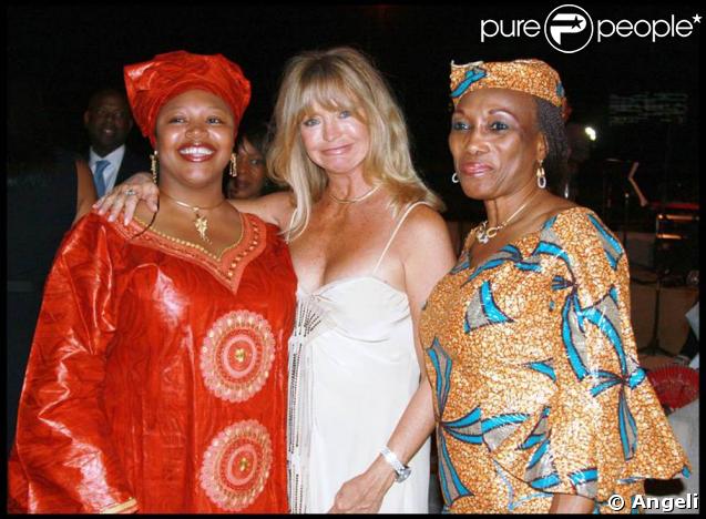 Goldie Hawn lors de la réception en l'honneur des First ladies of Africa à West Hollywood le 20 avril 2009