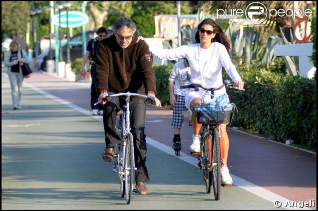 Andrea Bocelli et sa compagne Veronica Berti