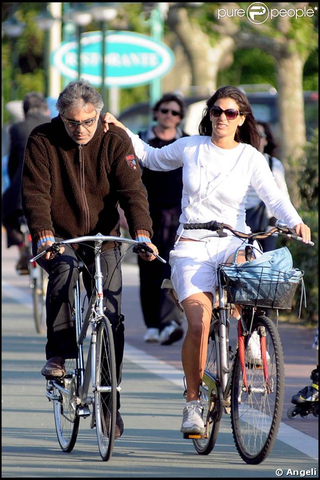 Andrea Bocelli et sa compagne Veronica Berti