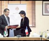 Rachida Dati à la conférence euro-arabe sur la formation judiciaire, en Jordanie. 