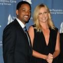 Charlize Theron court vêtue et Rosario Dawson élégante... pour entourer la Will Smith Family !