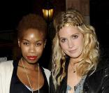 Tolula Adeyem et Marrisa Montgomery lors de l'inauguration de la boutique Pop-Up Belvedere à Londres le 6 mai 2009