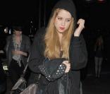 Peaches Geldof, devant son hôtel à Londres, le le 09 mai 2009