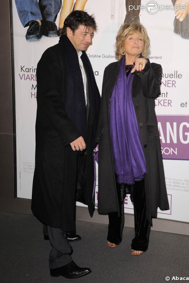 Revenu à ses premières amours, le cinéma, Patrick est aux côtés de Danielle Thompson pour l'avant-première du film  Le Code a Changé , en février 2009. 