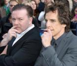 Ben Stiller et Ricky Gervais lors de la première à Londres de La Nuit au musée 2 le 12 mai 2009
