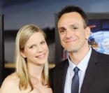 Hank Azaria et sa compagne Katie Wright pour la première de La Nuit au Musée de 2 à Washington le 14 mai 2009