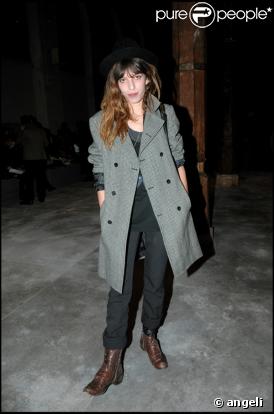 Lou Doillon au défilé Givenchy printemps-été 2008