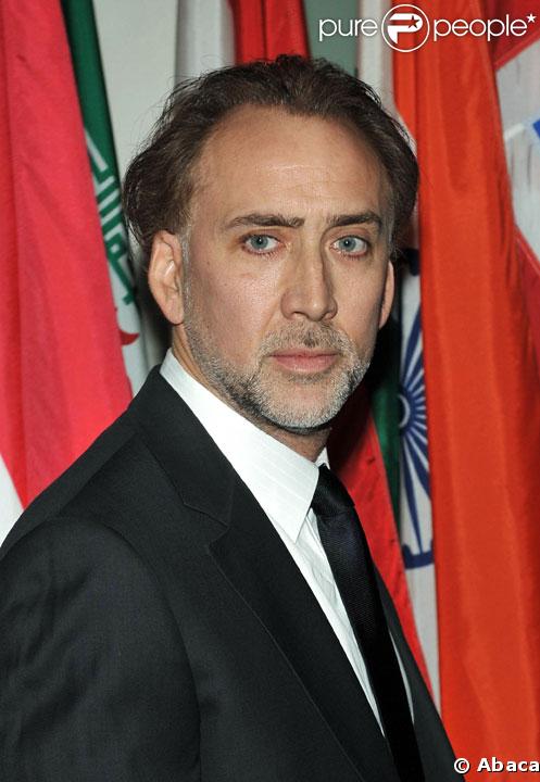 Nicolas Cage en mai 2009 assiste à une conférence de l'ONU 