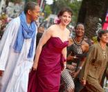 Juliette Binoche et Abderrahmane Sissako ! Montée des marches pour le film Bright Star, le 15 mai 2009
