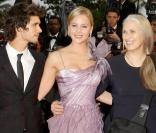 Thomas Sangster, Abbie Cornish et Jane Campion étaient bien sûr présents pour la montée des marches de leur film Bright Star, le 15 mai 2009