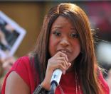Jennifer Hudson se produit lors du  Today Show Concert Series, émission de NBC, à New York. 