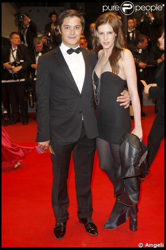 Aurélien Wiik et sa girlfriend Juliette Dol, à Cannes le 18 mai 2009