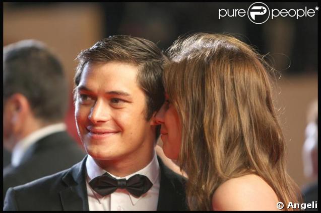 Aurélien Wiik et sa girlfriend Juliette Dol, à Cannes le 18 mai 2009