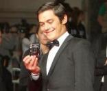 Aurélien Wiik et sa girlfriend Juliette Dol, à Cannes le 18 mai 2009