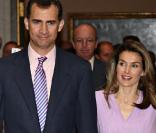 Letizia d'Espagne et Felipe ce matin à Madrid