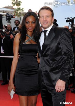 Samuel Le Bihan et sa compagne lors de la montée des marches du 22 mai 2009 du 62e Festival de Cannes