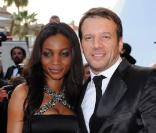 Samuel Le Bihan et sa compagne lors de la montée des marches du 22 mai 2009 du 62e Festival de Cannes