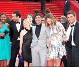 Ariel Wizman et l'équipe de La Matinale lors de la montée des marches du 22 mai 2009 du 62e Festival de Cannes